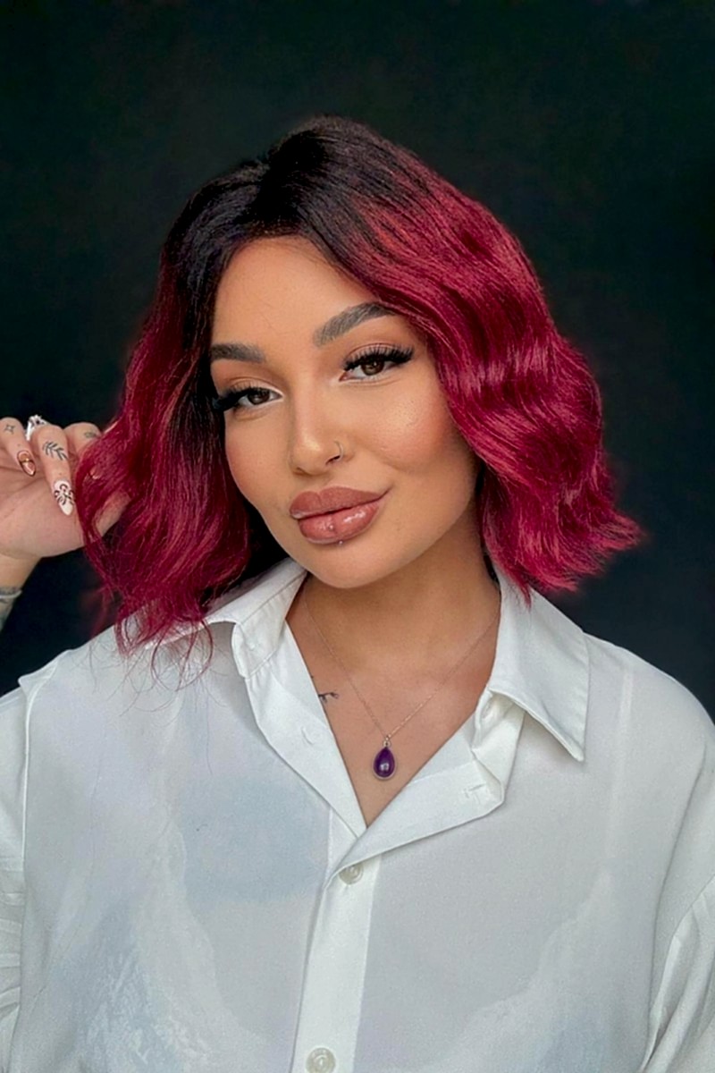 Doğal Tül Peruk %100 Gerçek saç -Her başa uyumludur