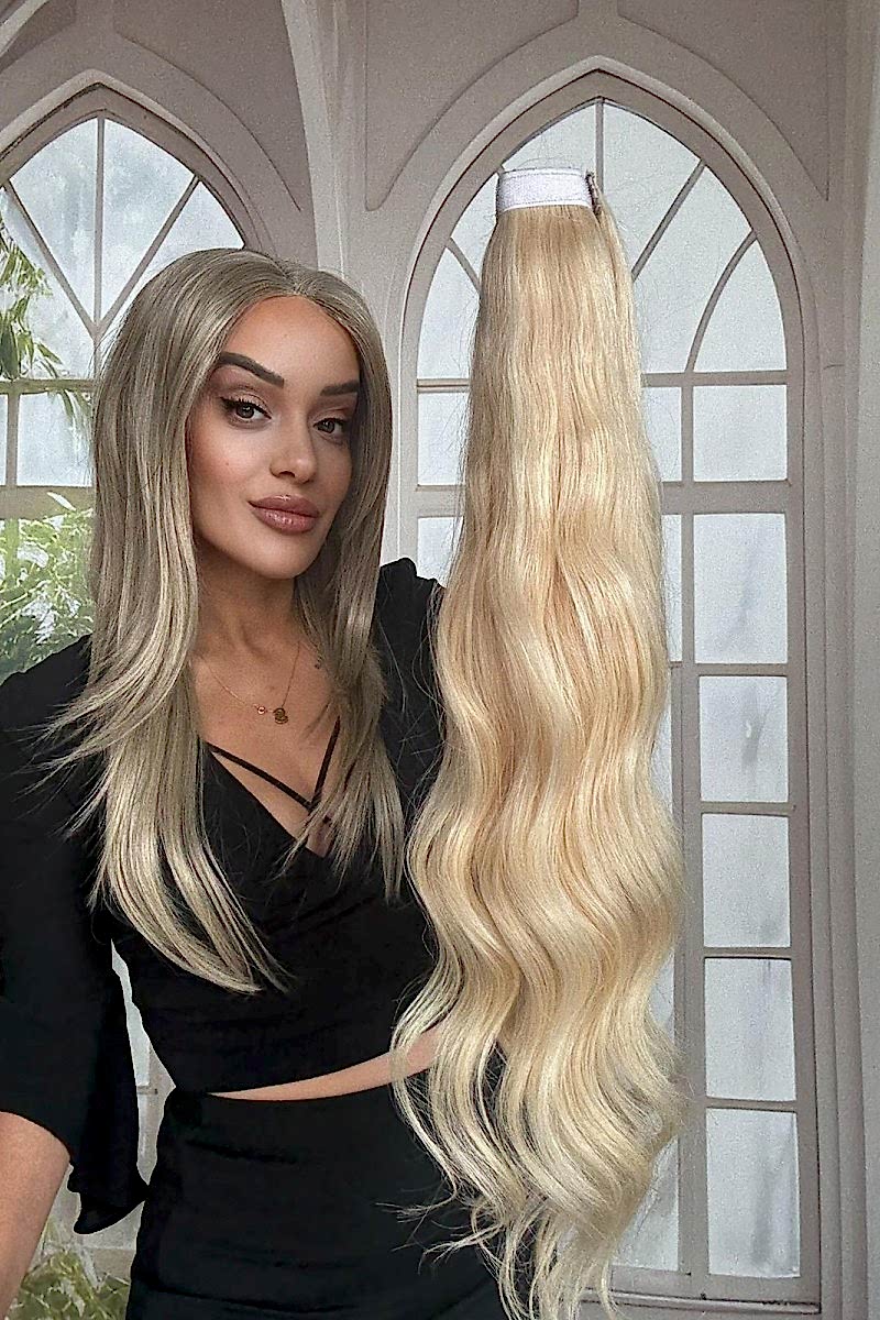 Gerçek Saç At kuyruğu-Bağcıklı Cırtcıtlı Orjinal saç