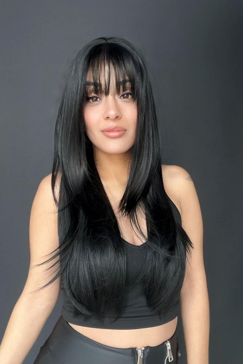 Baby ipek tabanlı Her yöne ayrım yapılabilen ciltli Kahküllü peruk