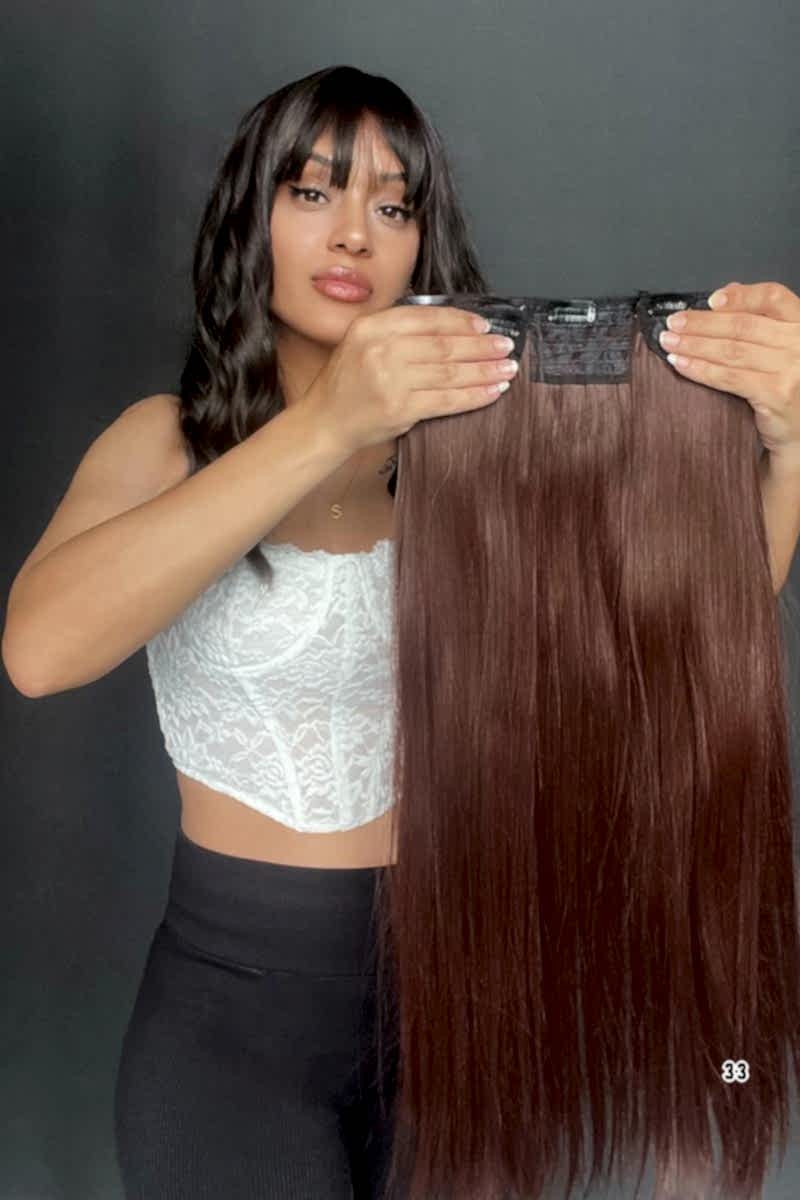 Düz Yarım Ay + 2 Yan Çıt Çıt 