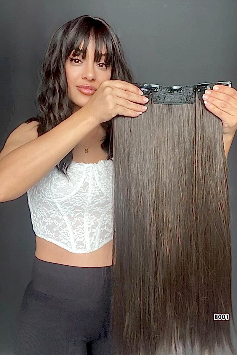 Düz Yarım Ay + 2 Yan Çıt Çıt 