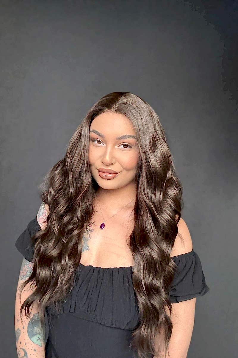 Hayalet Tül Her yöne ayrım olabilen Fiber Uzun Su Dalgalı  2396