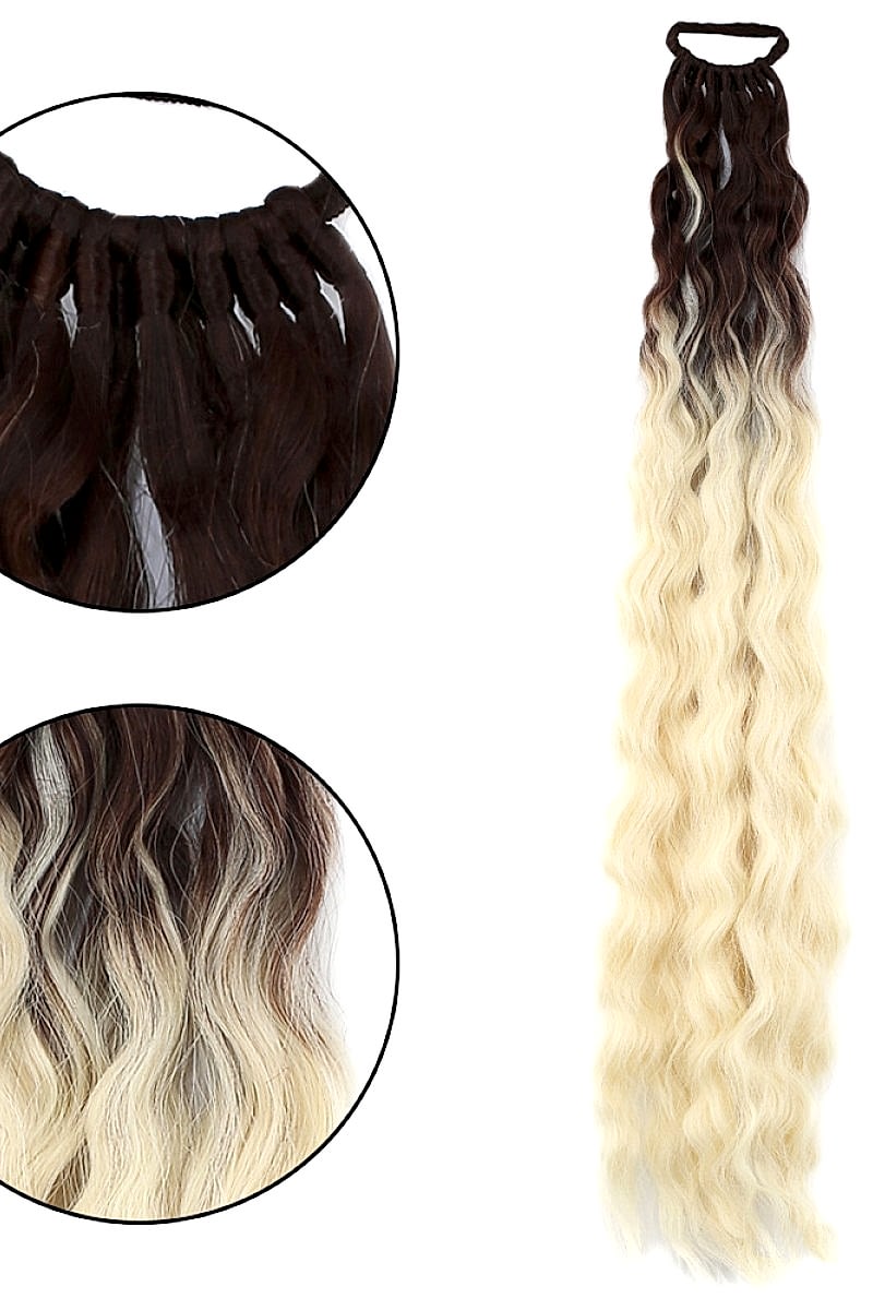 Lastikli Afro Kabarık Dalgalı At kuyruğu