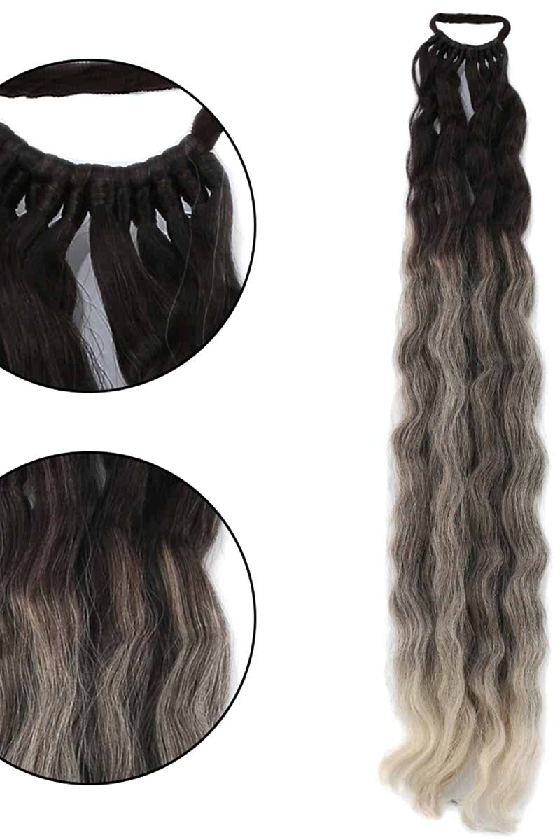 Lastikli Afro Kabarık Dalgalı At kuyruğu