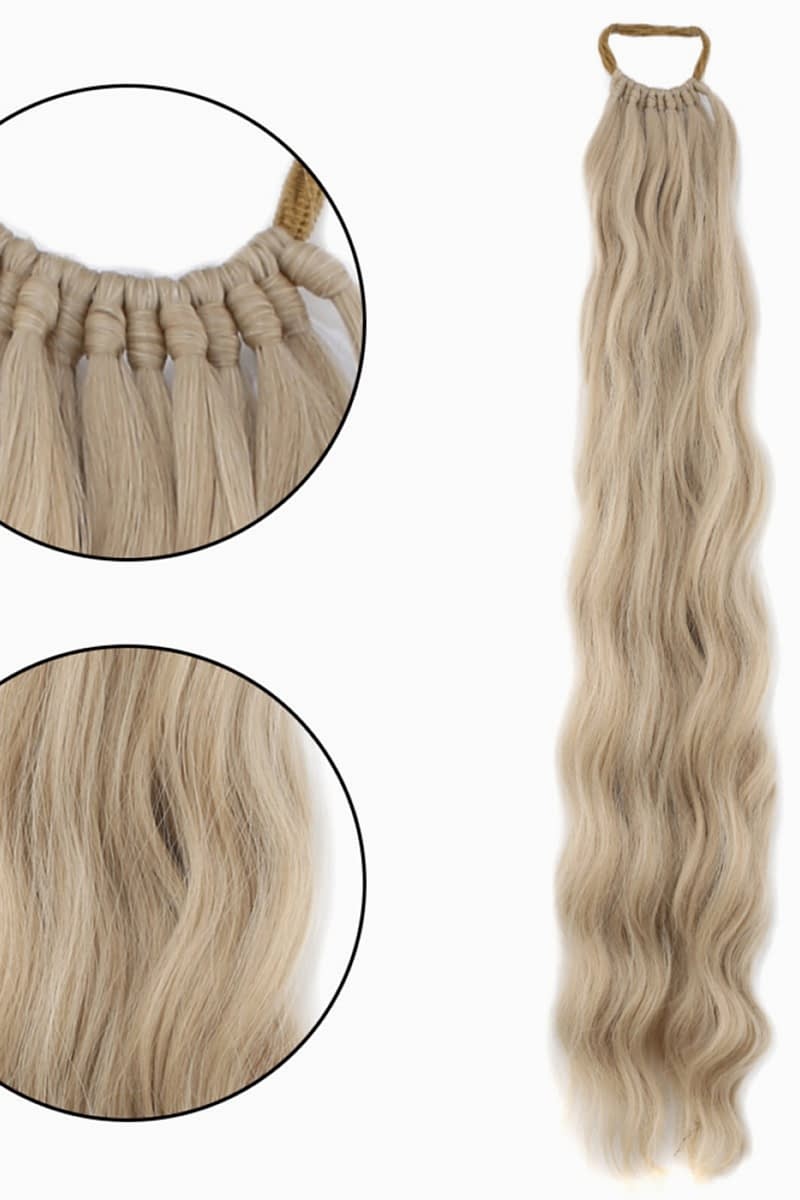 Lastikli Su Dalgalı At kuyruğu Rus Sarısı