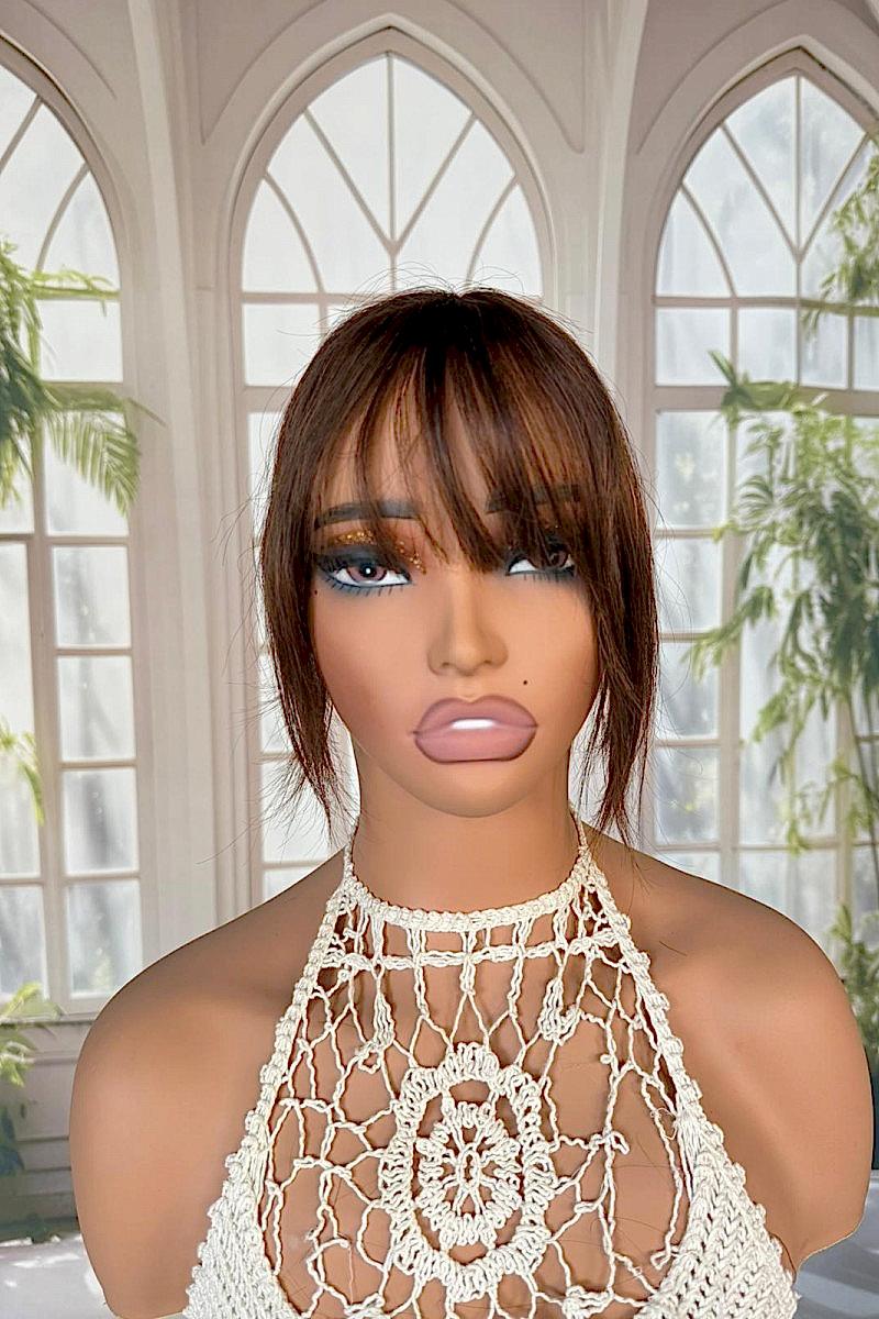 Mini Tepelik Gerçek Saç Boyanabilir Fönlenebilir Yıkanabilir