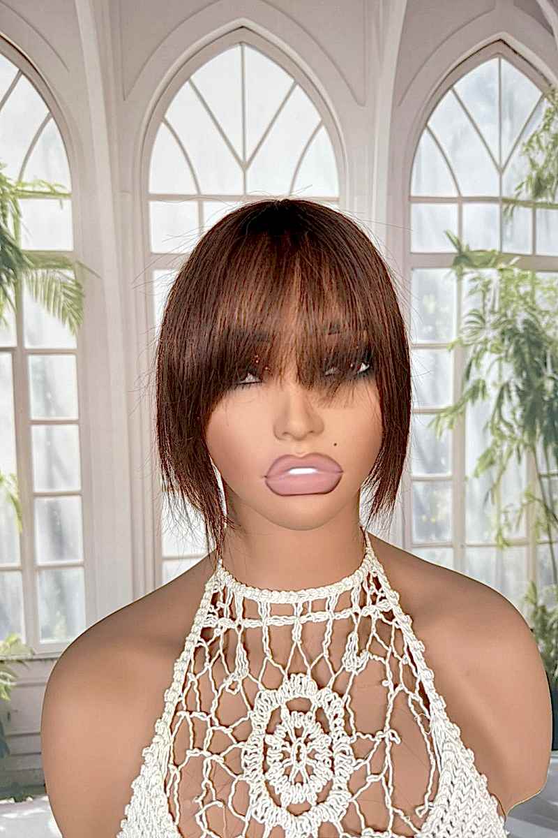 Mini Tepelik Gerçek Saç Boyanabilir Fönlenebilir Yıkanabilir