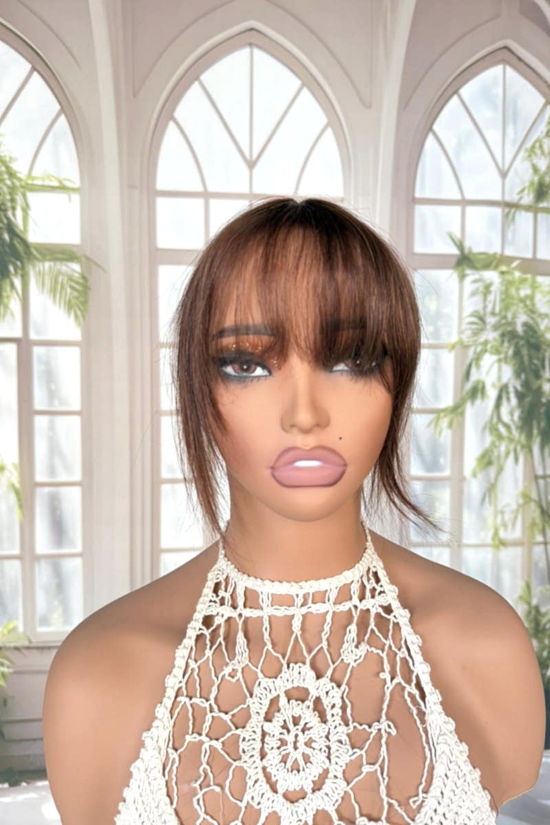 Mini Tepelik Gerçek Saç Boyanabilir Fönlenebilir Yıkanabilir