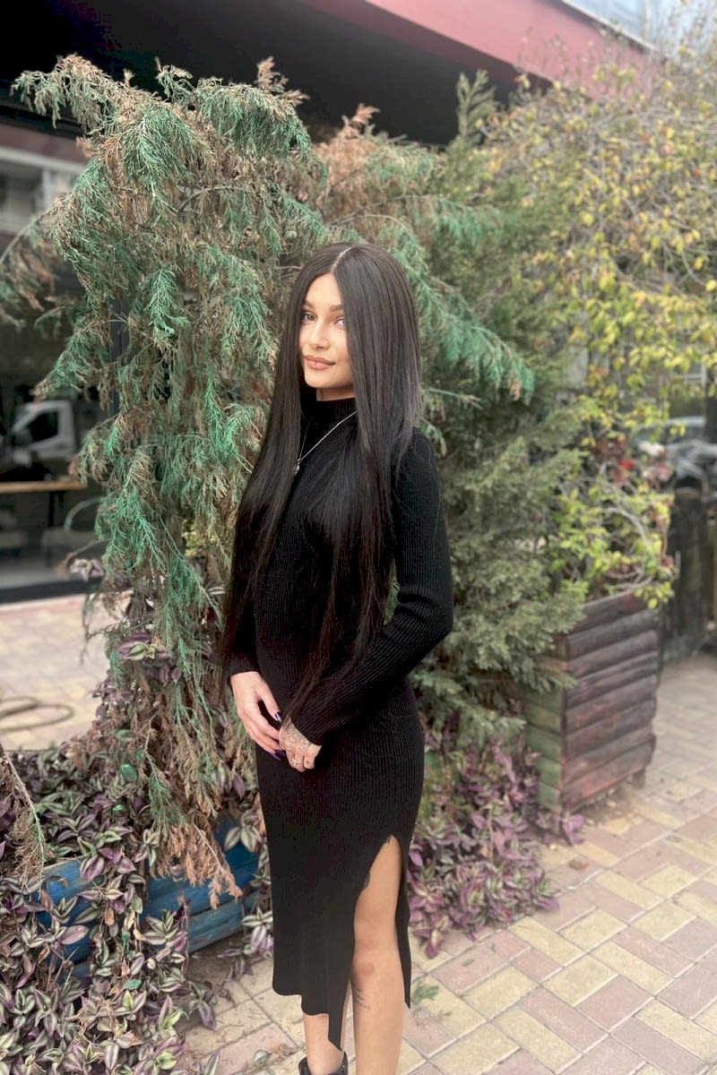 Baby ipek tabanlı Gerçek saç peruk Doğal Ton 