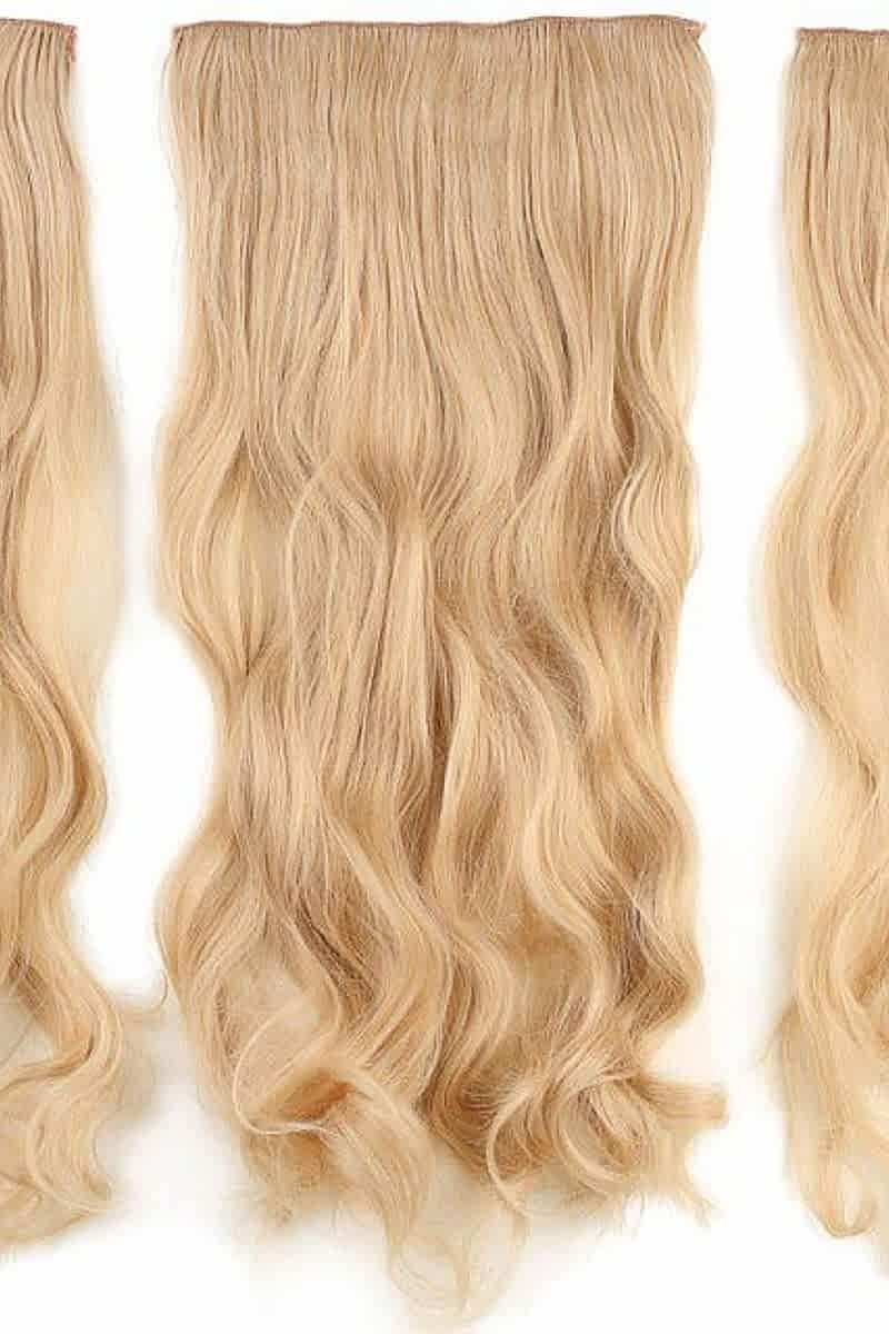 Fiber Sentetik Dalgalı Yarım Ay + 2 Yan Çıt Çıt - Balköpüğü Beyaz Platin Röfleli