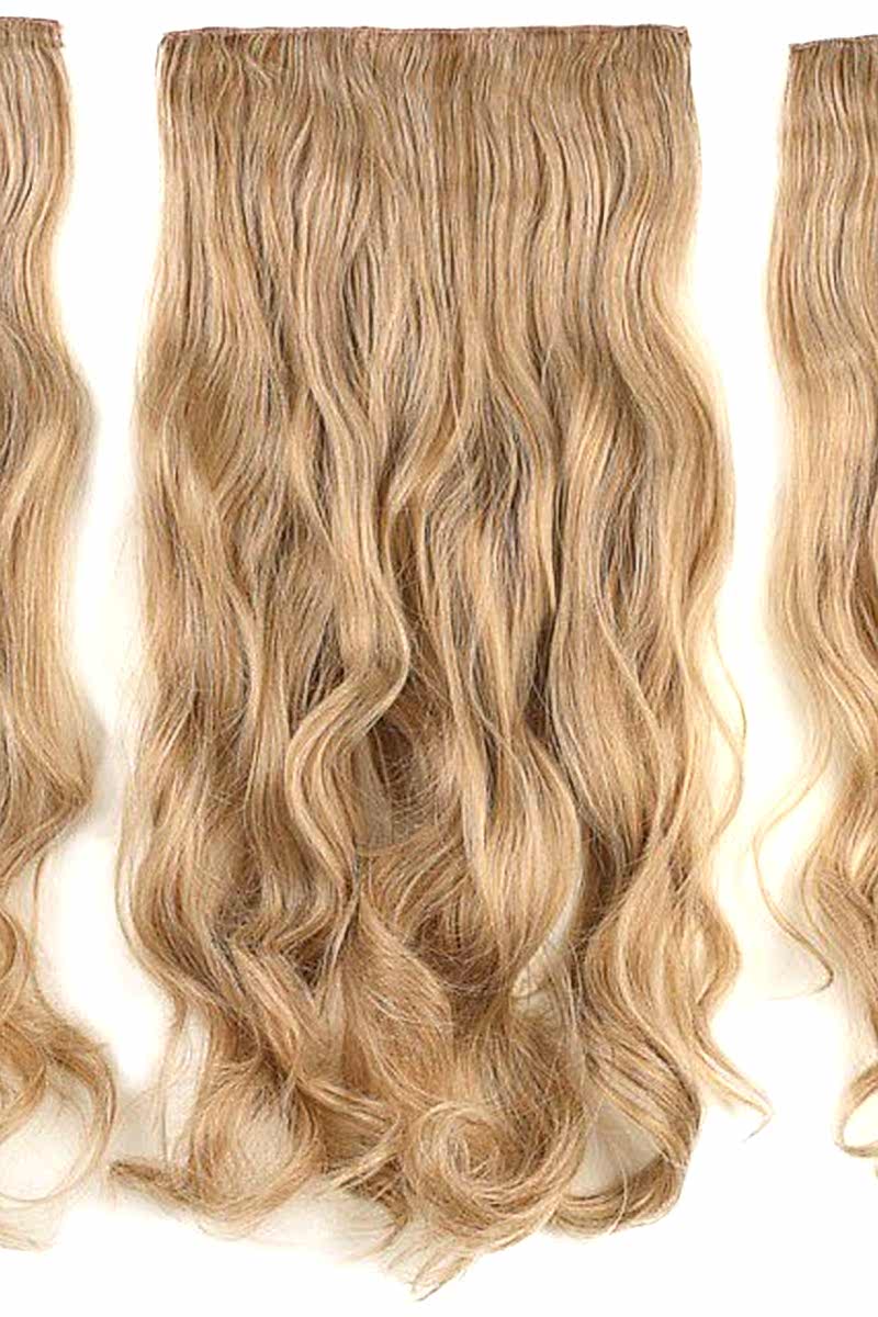 Fiber Sentetik Dalgalı Yarım Ay + 2 Yan Çıt Çıt - Karamel Platin Röfleli