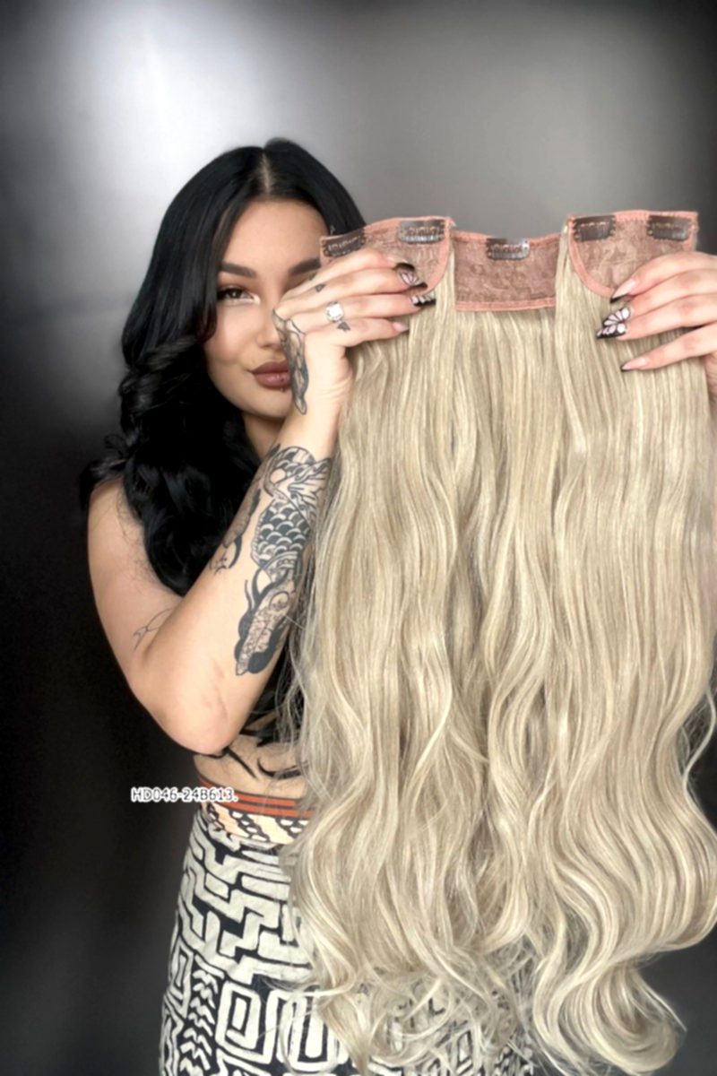 Dalgalı Yarım Ay + 2 Yan Çıt Çıt - Balköpüğü Platin Röfleli