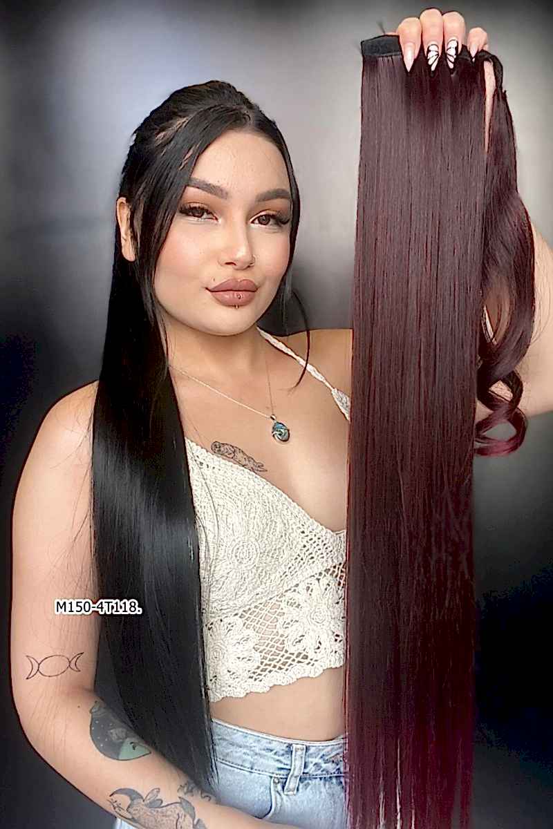 Cırtcırtlı Düz At Kuyruğu - Koyu Kızıl