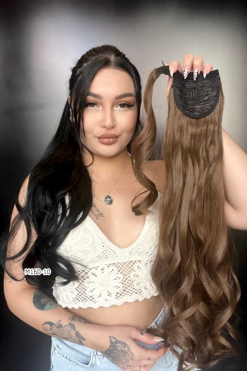 Bağcıklı Dalgalı At Kuyruğu - Kumral