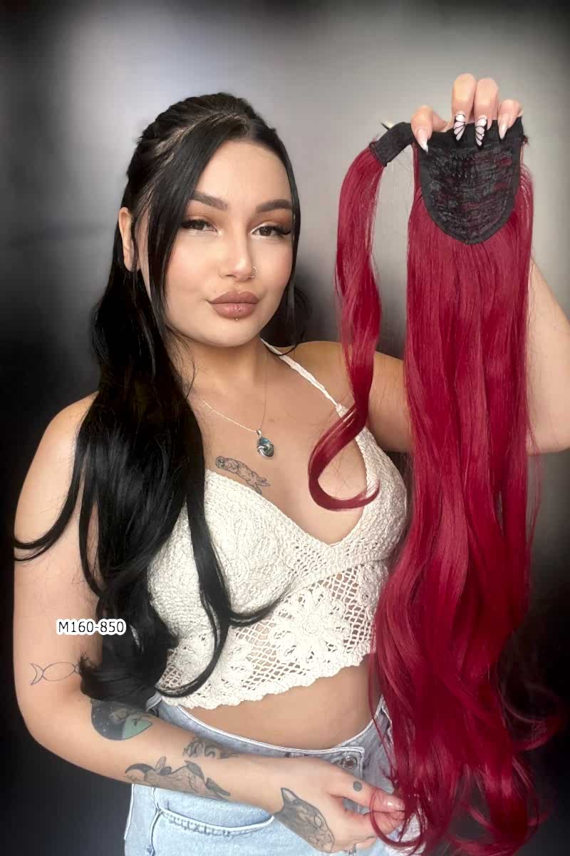 Bağcıklı Dalgalı At Kuyruğu - Kızıl