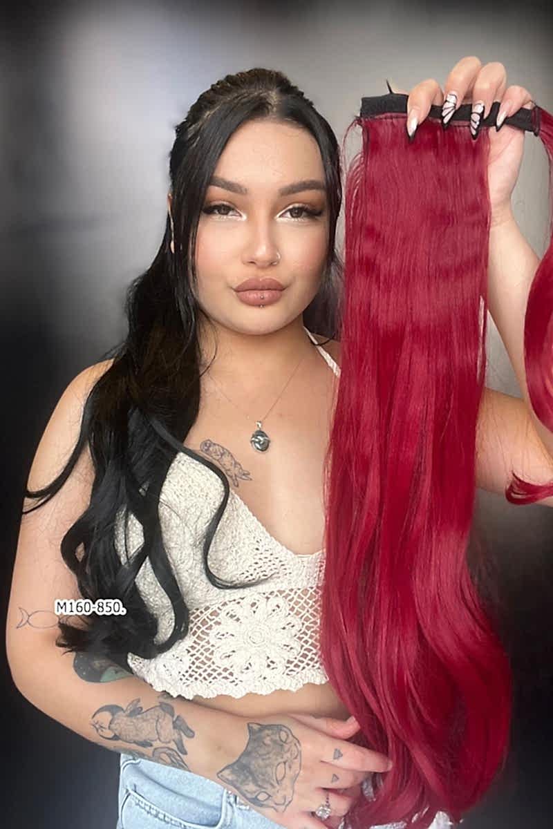 Bağcıklı Dalgalı At Kuyruğu - Kızıl