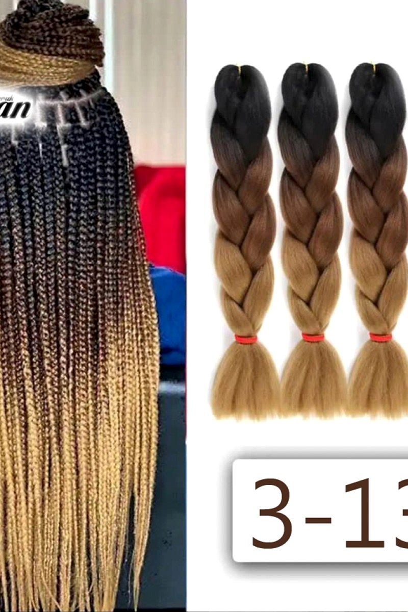 Afrika Örgüsü Ve Rasta İçin Sentetik Ombreli 