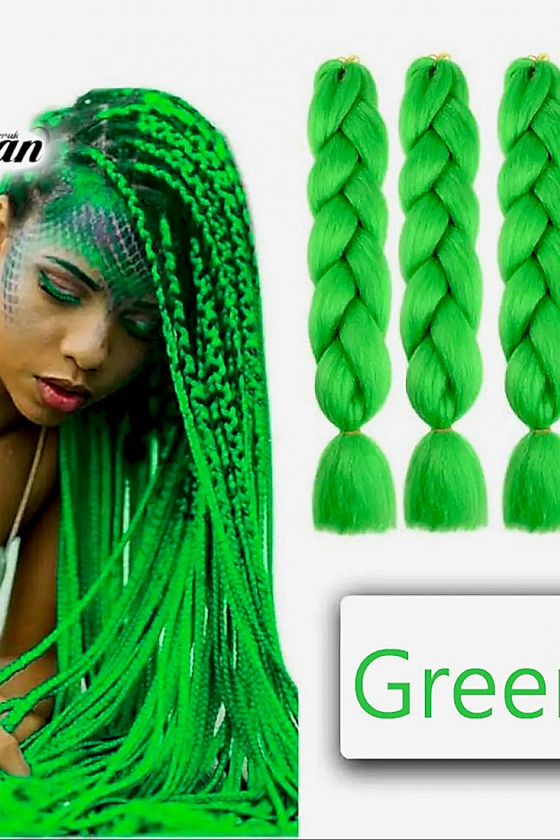 Afrika Örgüsü Ve Rasta İçin Sentetik Ombreli 