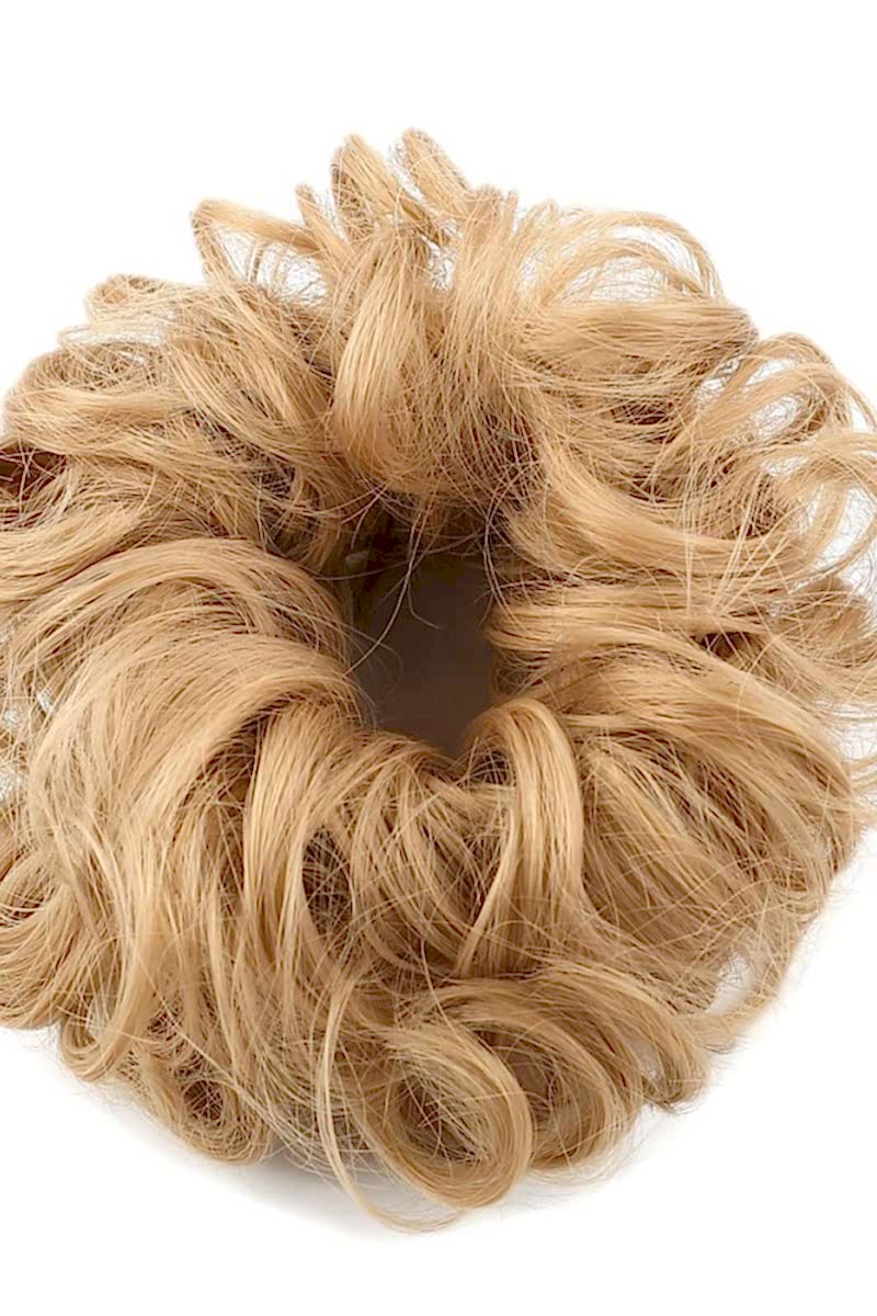 Saçlı Lastikli Topuz Toka - Balköpüğü