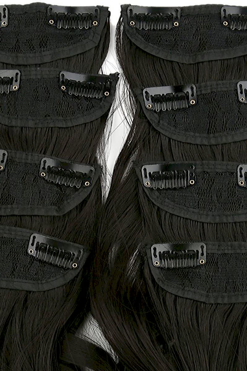 Dalgalı 8 Parça Çıt Çıt - Kahverengi