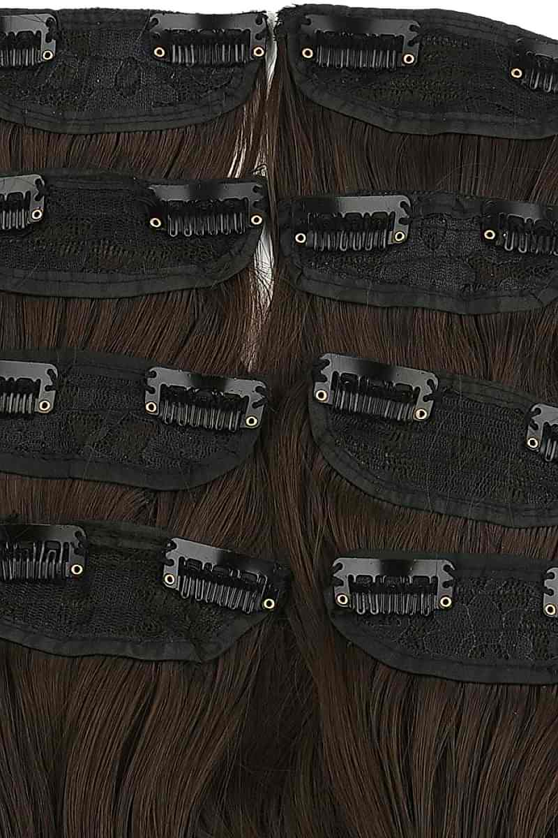 Dalgalı 8 Parça Çıt Çıt - Açık Kahve