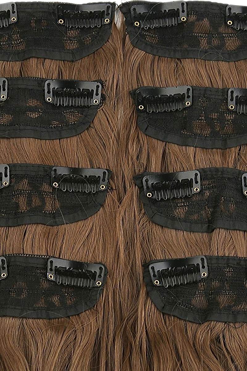 Afro  Dalgalı 8 Parça Çıt Çıt - Kumral