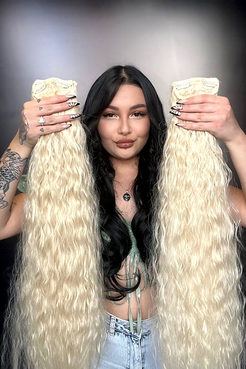 Afro Dalgalı 8 Parça Çıt Çıt - Platin